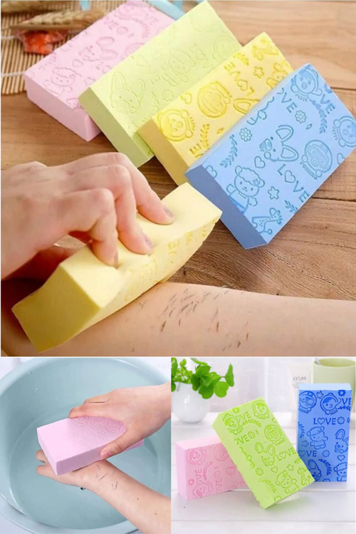 Vücut Kesesi Peeling Etkisi Lif Ölü Deri Giderici Yeşil Banyo Süngeri