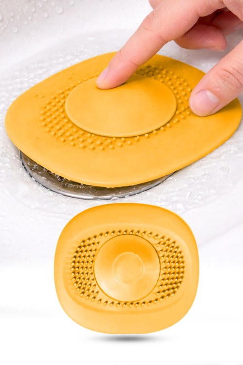 2 Adet Kademeli Lavabo Tıkacı Silikon Lavabo Gider Tıpası Koku Önleyici Gider Kontrol Tıpası Turuncu