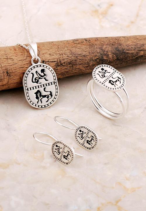 Özgürlüğün Ruhu Sembolü Elişi Gümüş Set 2819