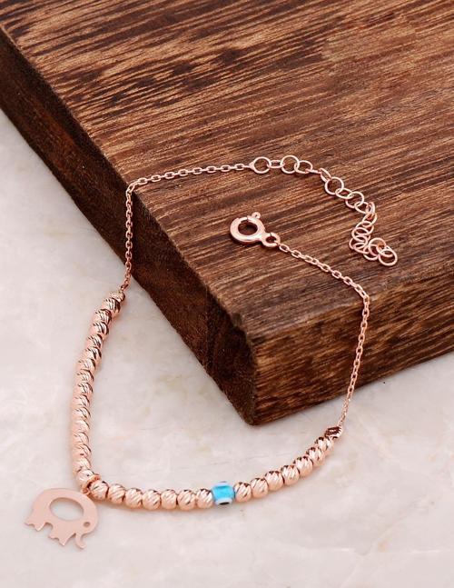 Dorissa Fil Tasarım Gümüş Bileklik 3204