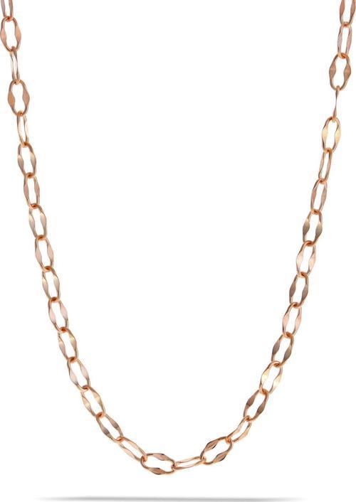 49 cm Rose Gümüş Figaro Zincir Kolye 7284