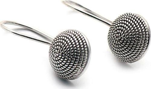 Tel Burma Telkari El Yapımı Gümüş Küpe 489