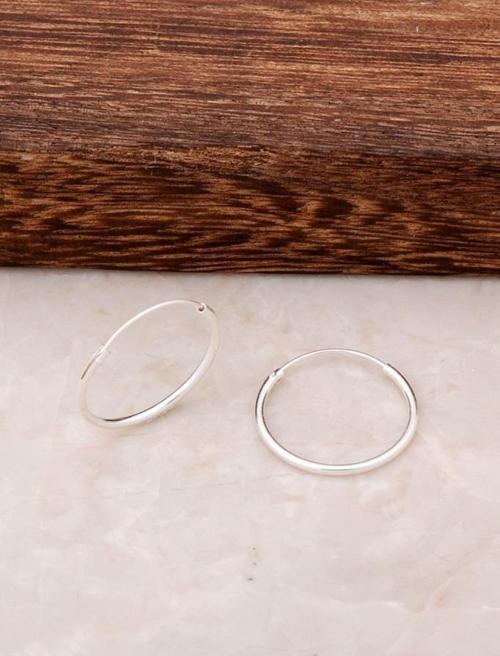 Gümüş Halka Küpe 4515