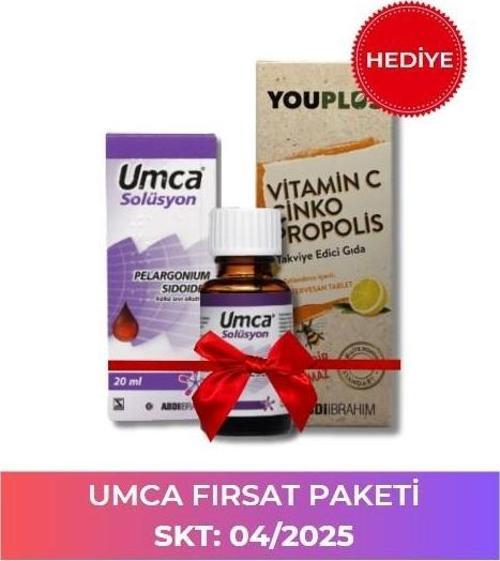 Umca Damla 20 ml & Youplus Hediyeli Fırsat Paketi SKT: 04/2025