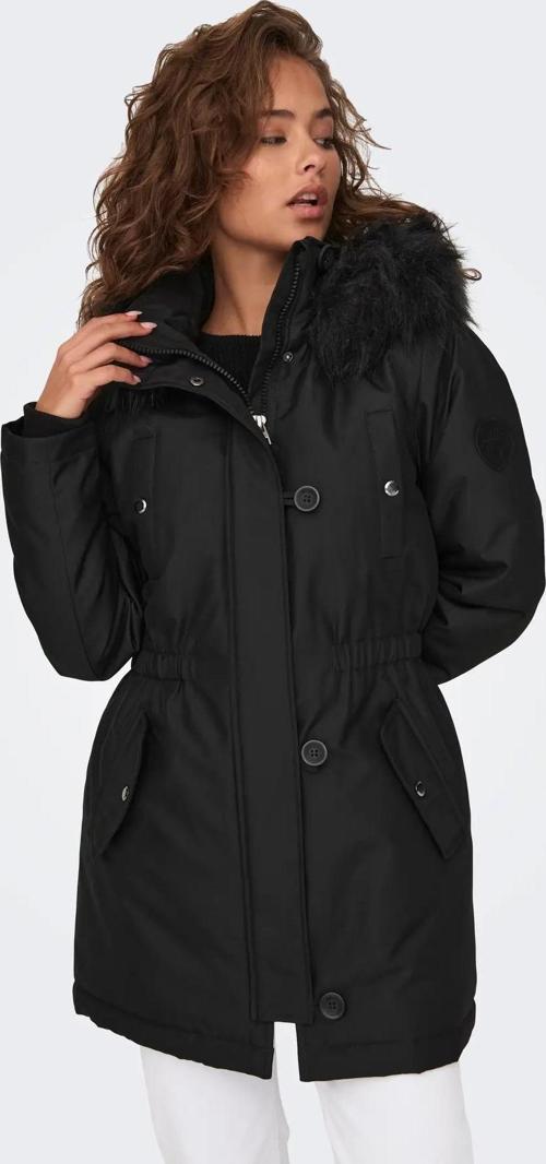 Kadın Onlırıs Kapüşonlu Parka 15304625 Black