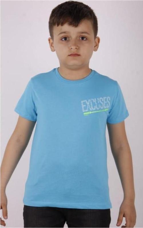 Toontoy Erkek Çocuk Excuses Baskılı Cepli Tişört