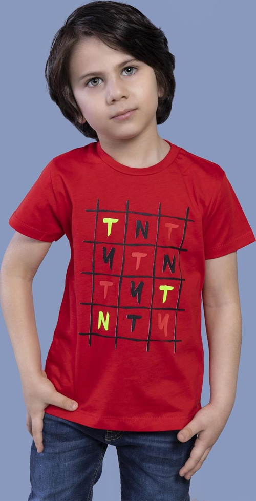 Toontoy Erkek Çocuk Baskılı Tişört