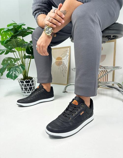 Günlük Erkek Sneaker Bağcıklı Dikişli Hafif Rahat Yürüyüş Spor Ayakkabı 013C 