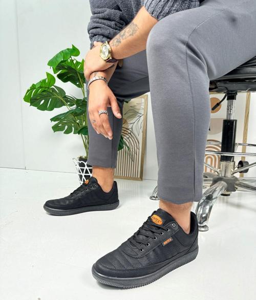 Günlük Erkek Sneaker Bağcıklı Dikişli Hafif Rahat Yürüyüş Spor Ayakkabı 013C 