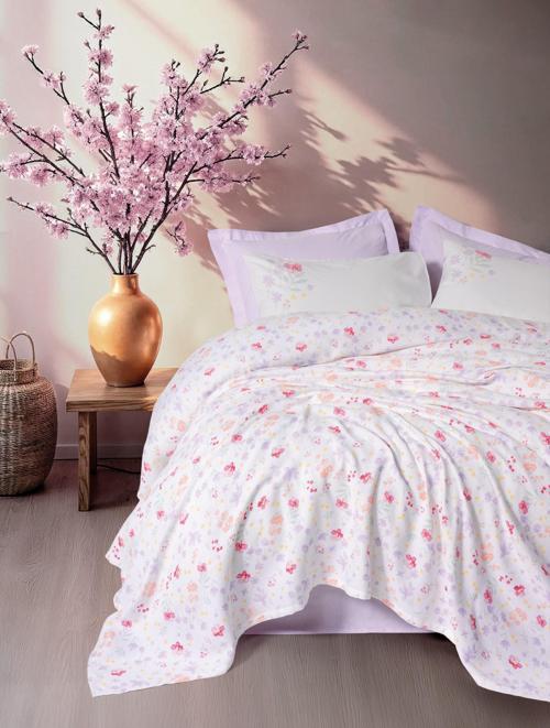 Estiva Tek Kişilik Pike Takımı Winsome Lila