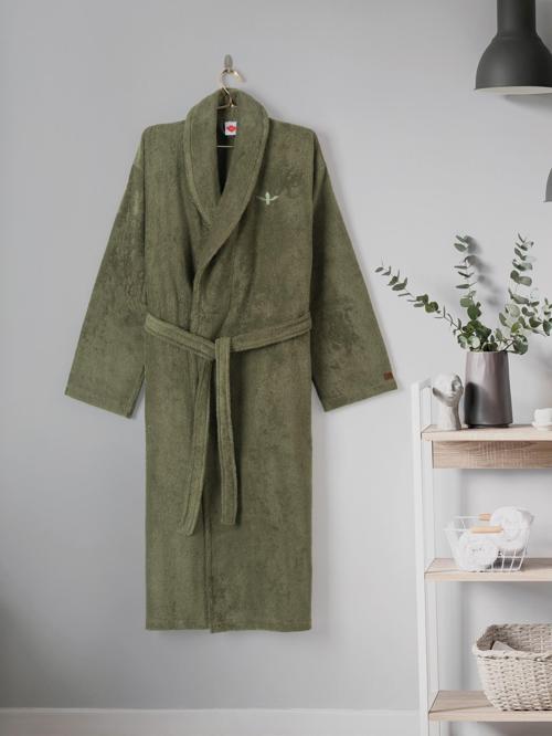 Wellness Bornoz Forest Yeşil L/XL