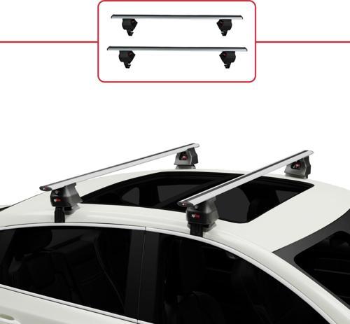 Seat Ibiza IV 2008-2017 Arası ile uyumlu ACE-4 Ara Atkı Tavan Barı GRİ