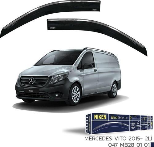 Niken Mercedes Vito 2015 – Kromlu Cam Rüzgarlığı 2 Lİ