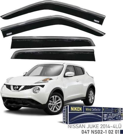 Niken Renault Megane 2 2011-2015 Kromlu Cam Rüzgarlığı 4 LÜ