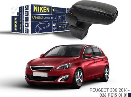 Niken Peugeot 308 2014- Araca Özel Kol Dayama Siyah