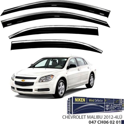 Niken Chevrolet Malibu 2012- Kromlu Cam Rüzgarlığı 4 LÜ