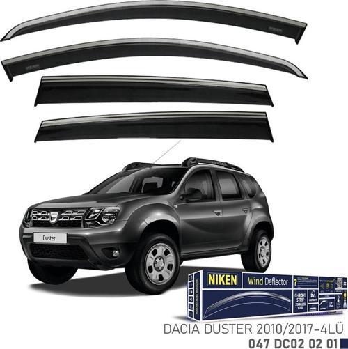 Niken Dacia Duster 2010-2017 Kromlu Cam Rüzgarlığı 4 LÜ