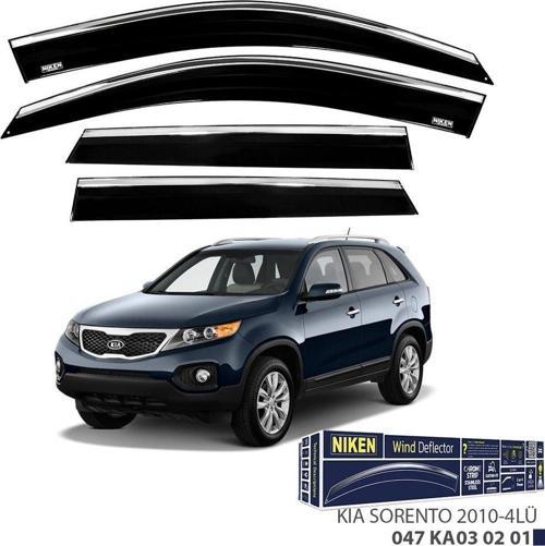 Niken Kia Sorento 2010- Kromlu Cam Rüzgarlığı 4 LÜ