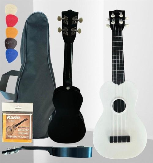 Xu2101 - 4 Telli Ukulele (Beyaz) (Çanta Pena Tel)