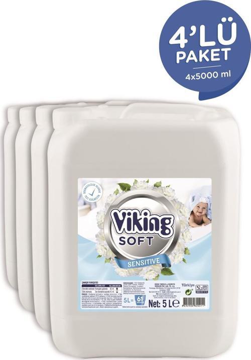 Çamaşır Yumuşatıcısı Sensitive 5 Litre 4 Adet