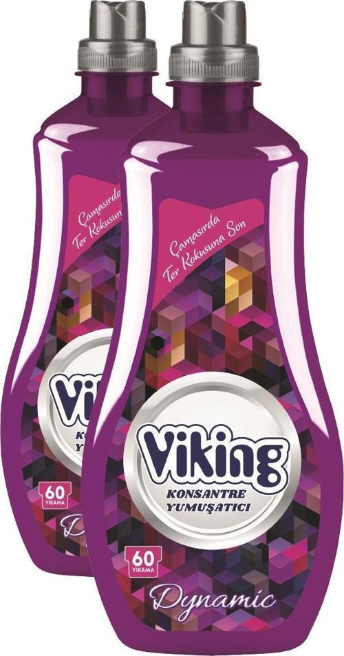 Konsantre Çamaşır Yumuşatıcısı Dynamic 1440 ml 2 Adet
