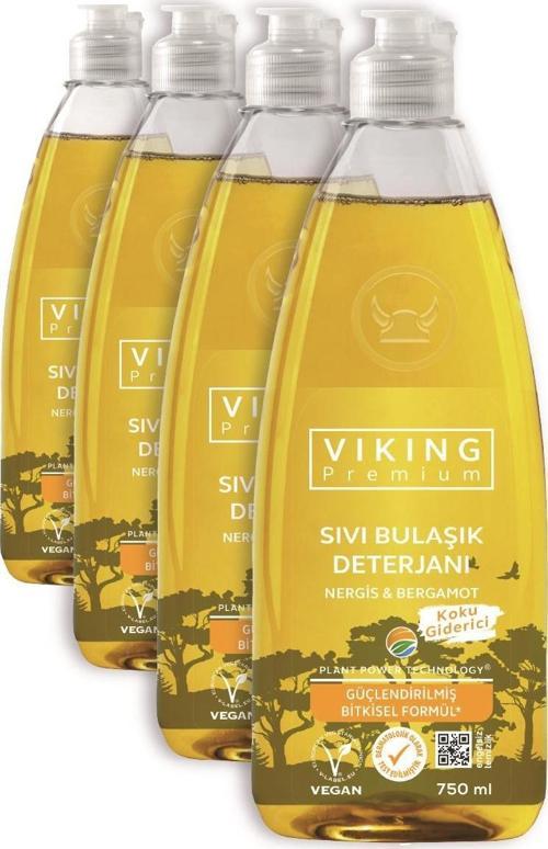 Premium Bulaşık Deterjanı Nergis-Bergamot 750 ml 4 Adet