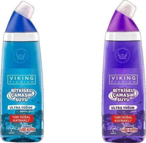 Premium Çamaşır Suyu (Sandal Ağacı x1  ve Misk x 1) 750 ml 2 Adet