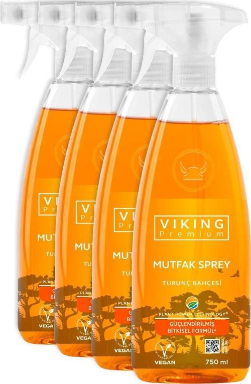 Premium Mutfak Spreyi Turunç Bahçesi 750 ml 4 Adet