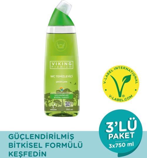 Wc Temizleyici Şeker Çamı 750 Ml 3 adet
