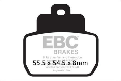 Fren Balatası Carbon Sfac425 2005-2006 Piaggio X9 250 Arka