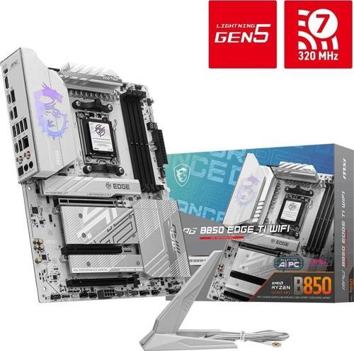 MPG B850 EDGE TI WIFI 8400MHz (OC) M.2 AM5 ATX Anakart