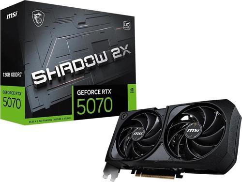 GeForce RTX 5070 Shadow 2X OC 12GB DLSS 4 192 Bit GDRR7 Ekran Kartı