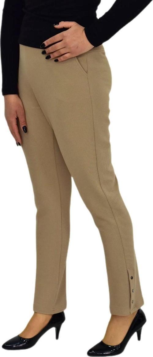 Kadın Paça Puntalı Beli Lastikli Kumaş Pantolon BGL-ST04323