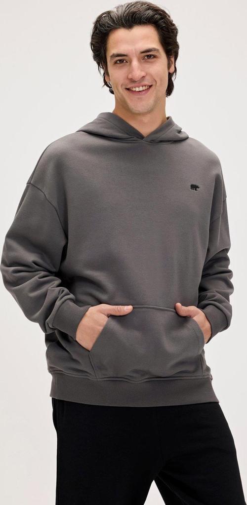 Drake Hoodi Siyah Erkek O.S Kapüşonlu Sweatshirt