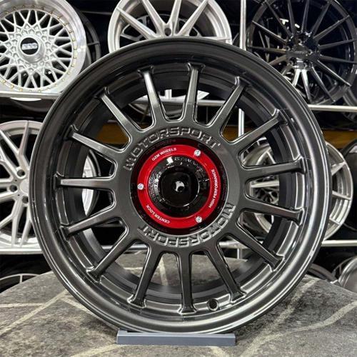 16 İnç 4X108 Motorsport Gun Metal Jant Modeli Peugeot (4 Adet)