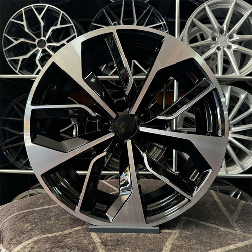 18 İnç 5X112 Audi Siyah Elmas Kesim Jant Modeli Audi