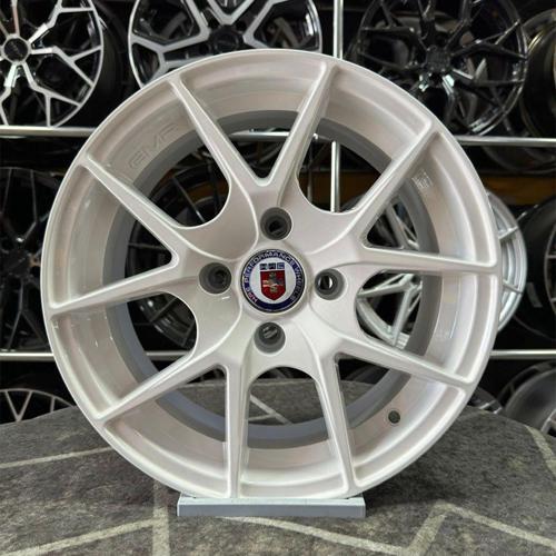 15" (İnç) 4X100 Hre Clio Symbol Getz Linea Uyumlu Beyaz Jant Modeli Fiat Hyundai Renault 4 Adet