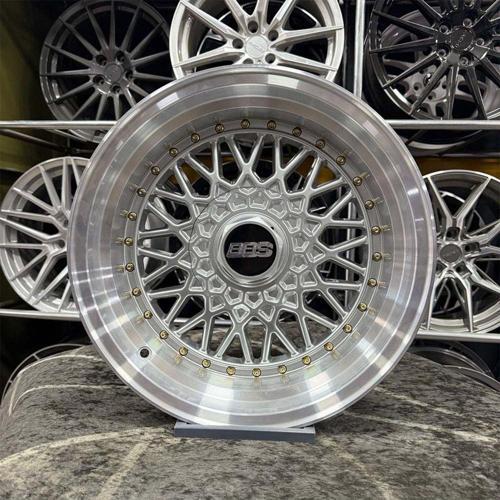16 İnç 4X100 Bbs 9-10 Ofset Uyumlu Gümüş Jant Modeli (4 Adet)