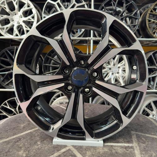 16" (İnç) 4X108 Coirier Uyumlu Siyah Elmas Kesim Jant Takım