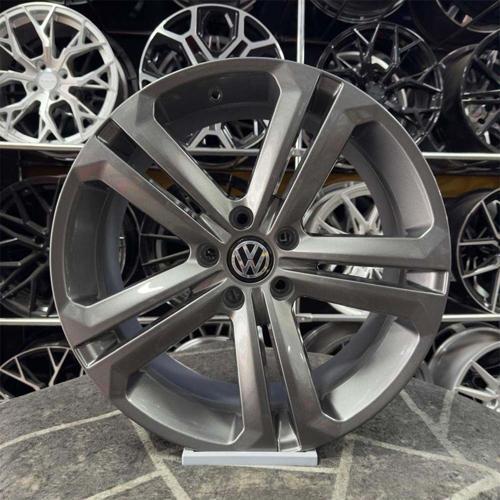 18" (İnç) 5X112 Mallory Golf Jetta Uyumlu Gun Metal Jant Modeli Volkswagen