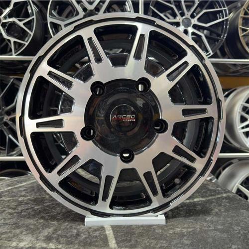 16" (İnç) 5X160 Lt Transit Custom Uyumlu Siyah Elmas Kesim Jant Modeli Ford 4 Adet