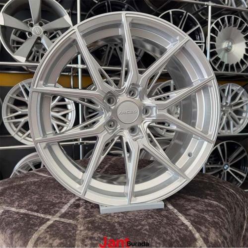 18" (İnç) 5X114.3 Arceo Marseiller Silver Jant Modeli Volkswagen Seat Skoda Audi - Jb1333 Uyumlu