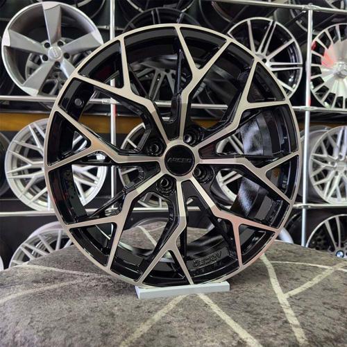 17" (İnç) 4X108 Roma Et25 Siyah Elmas Kesim Jant Modeli Peugeot Citroen Uyumlu