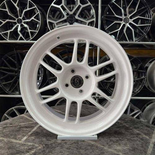 17" (İnç) 4X108 Enkei Beyaz Jant Modeli Peugeot Citroen-4 Adet Uyumlu