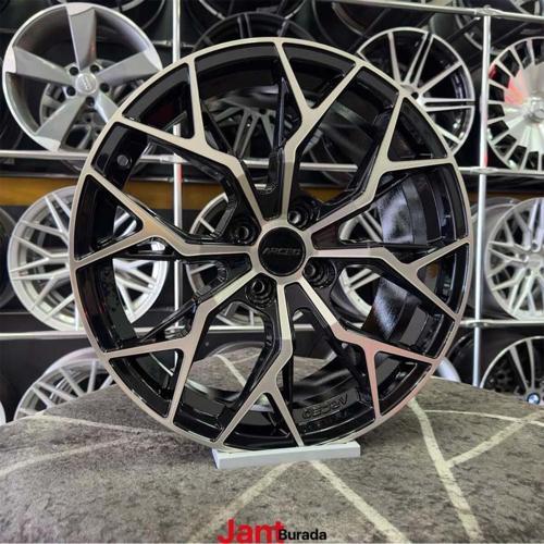 17" (İnç) 5X100 Roma Black Diamond Jant Modeli Polo Egea Uyumlu (4 Adet)