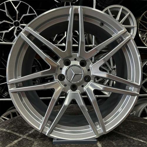 19 İnç 5X112 Mercedes E Coupe W212 Gümüş Elmas Kesim Jant Modeli