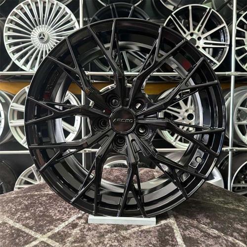17" (İnç) 5X108 Roma Combo Berlingo Rifter Partner Focus Mondeo Uyumlu Siyah Jant Modeli Opel