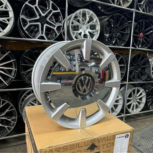 17 İnç 5X112 Beetle Disc Golf Jetta Uyumlu Gümüş Jant Modeli ( (4 Adet) )