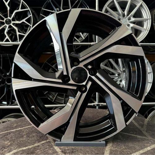 17 İnç 5X114.3 Megane İcon Siyah Elmas Kesim Jant Modeli Renault Uyumlu