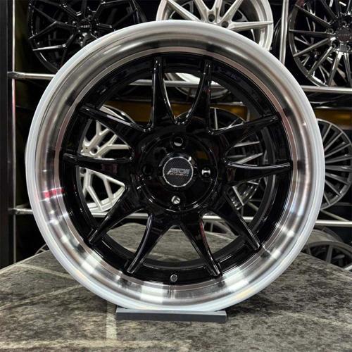 15 İnç 4X100 Clio Symbol Civic Uyumlu Siyah Elmas Kesim Jant Modeli (4 Adet)